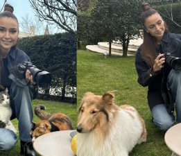 Aslıhan Koruyan Sabancı, yeni kitabı için patili dostlarıyla çalışmalara başladı