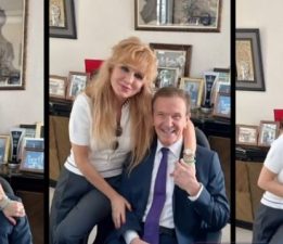 Cemiyet hayatının tanınmış ismi Berrin Zorlu, babasıyla buluştu