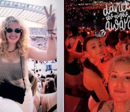 Melda Kosif ve Kızları Yunanistan’da Coldplay Konserinde Eğlendi