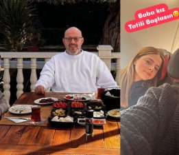 Baba Kız Baş Başa Tatile Çıktılar…
