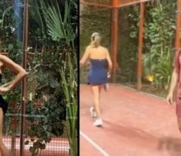 Aslışah Alkoçlar ve Engin Altan Düzyatan’dan Dubai’de Tenis Keyfi!