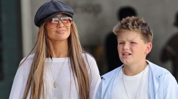 Jennifer Lopez, eski eşinin oğluyla alışveriş turunda