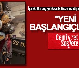 İpek Kıraç yüksek lisans diplomasını aldı: “Yeni Başlangıçlara…”