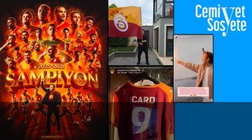 Ünlülerin şampiyonluk sevinci