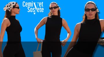 Yasemin Ergene’den retro şıklık