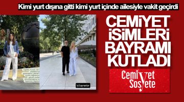 Cemiyet hayatının önde gelen isimleri bayramı kutladı