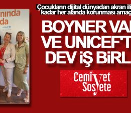 Boyner Vakfı ve UNICEF’ten dev iş birliği