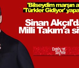 Sinan Akçıl’dan Milli Takım’a sitem