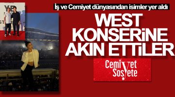 West konserine iş ve cemiyet dünyası akın etti