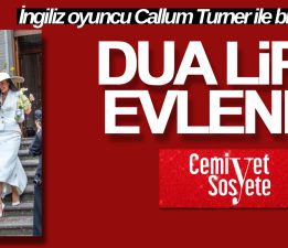 Dua Lipa evlendi